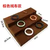 Expositor de joyería de alta calidad, escalera de tres niveles, soporte de exhibición para pulseras, jade, soporte para collares, pulseras, joyero