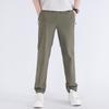 Pantalones Casuales de Tejido para Hombre de Verano, Pantalones Frescos y Repelentes al Agua de Seda de Hielo, Pantalones de Secado Rápido, Pantalones Transpirables y Frescos para Hombre de Tallas Grandes