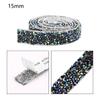 Diamantes de Imitación de Resina Galvanizados con Tiras de Diamantes de Imitación para Accesorios de Ropa Piezas DIY, Autoadhesivos con Cinta de Doble Cara, Pelar y Pegar, Venta Caliente Transfronteriza