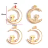 Accesorios para Joyería de Aleación con Goteo de Aceite Hechos a Mano Colgante de Gato Gatito Blanco y Negro Pulsera Collar Pendientes Colgante W478