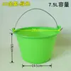 Cubo de Goma para Neumáticos, Cubo de Cemento, Cubo Gris Fuerte y Duradero para Obra, Cubo Redondo de Plástico para Flores, Cubo Doméstico