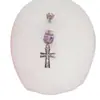 Piercing de Umbigo Argola Três Cores com Zircônia Incrustada de Cobre, Joia de Piercing de Umbigo Galvanizada em Ouro Real 18K