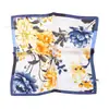 Bufanda Cuadrada Pequeña Nueva Transfronteriza Bufanda de Imitación Seda Pañuelo para la Cabeza Bufanda de Primavera y Verano para Mujer Estilo Coreano Protector de Cuello Estampado Cuello Profesional