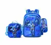 Venta al por mayor de fabricante juego de tres piezas de mochila escolar para estudiantes de primaria mochila de gran capacidad de 16 pulgadas, envío directo de una pieza mochila escolar de caparazón duro 3D
