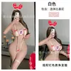 Roupa Íntima Sexy Dia de Ano Novo Dia de Ano Novo Conjunto de Três Peças Pijama de Peça Única para Role Playing de Natal Laço de Sino de Borboleta Ajustável