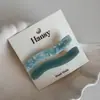 Um Par de Presilhas Acrílicas Doces de Bico de Pato Onduladas para Franja Presilha Coração de Menina Sentido de Alto Padrão Grampo de Cabelo Diário Presilha Superior Acessórios de Cabelo Adorno