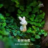 "Ciudad Vacía" Conejo Micro-Paisaje Adornos Paquete de Materiales DIY Decoraciones para Macetas de Suculentas Adornos para Paisajismo de Acuarios