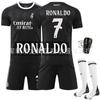 Uniforme de Entrenamiento de Fútbol 2526 Número de Club. 9 Camiseta de Mbappe Uniforme de Equipo Deportivo Camiseta Estilo Entrenamiento Real Madrid Pie Negro