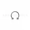 Anillo de herradura de aleación de titanio F136, aro para la nariz, pendiente de barra en C de aleación de titanio G23, piezas de repuesto para joyería de piercing corporal