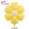 Novo balão de filme de alumínio com margaridas coloridas, adereços para fotos de aniversário de bebê, decoração de balão de ovo com flores coloridas