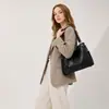Bolso de hombro transfronterizo de gran capacidad y múltiples compartimentos, bolso cruzado con flecos, bolso tote para commuters al por mayor para exportación, bolso de mujer