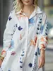En stock nuevo vestido camisa de moda europea y americana XIU-flor