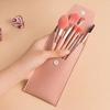 Set de Mini Brochas de Maquillaje de 8 Piezas, Set de Brochas Genuinas Portátil, Set de Brochas Cangzhou, Set Pequeño Completo para Fijar Maquillaje, Versión Portátil