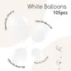 Set de Globos Multicolor de 105 Piezas de Venta Caliente Transfronteriza para Decoraciones de Bodas y Cumpleaños, Al por Mayor para Centros Comerciales y Puestos Callejeros, Globos de Columna