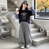 Traje para Niña Ropa de Otoño 2026 Nuevo Elegante Niños Talla Mediana y Grande Conjunto de Dos Piezas Falso Top de Manga Larga Pantalones Casuales