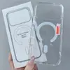Adecuado para iPhone Funda Magnética para Teléfono Apple Serie 17 18 Acrílico Dos en Uno Transparente Dura