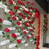 Rosa de Terciopelo Individual Boda Decoración del Hogar Flor San Valentín Ramo Pared de Flores Arreglo Floral Flor Artificial