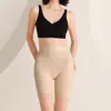 Pantalones moldeadores finos y sin costuras para mujer, de cintura alta, diseñados para levantar y moldear los glúteos, adecuados como capa base, control de abdomen postparto, moldeado corporal y levantamiento de glúteos