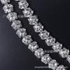Cadena de diamantes para manualidades, accesorios para prendas, cadena de garras de diamantes cosida a mano, accesorios de cadena de diamantes de imitación, accesorios de cadena con código elegante