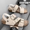 Sandálias Birkenstock de Tamanho Grande para Homens, Sapatos de Cortiça Birkenstock com Solado Grosso, Chinelos de Uso Duplo, Tendência de Sandálias de Praia