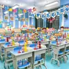 Decoración para la ceremonia de inauguración, decoraciones de mesa, accesorios para aulas escolares y de jardín de infantes, letreros de mano, accesorios de mesa para mejorar el ambiente