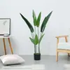 Árvore de simulação planta bonsai planta em vaso shopping center escritório sala de estar decoração flor flor artificial planta verde banana de viajante atacado