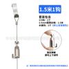 Colgador de Bilder Oculto Ensamblaje de Polea Cable de Acero Inoxidable Línea Colgante para Exhibición de Cuadros