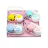 Keda 8101 Caja de Cuidado para Lentes de Contacto, Caja Compañera para Lentes de Contacto, Linda Caja Doble Pequeña de Mantenimiento (60 Piezas por Caja)