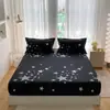 Ventas Directas de Fábrica Transfronterizo Amazon Sábanas Ajustables Impermeables Cepilladas Estampadas, Sábanas, Cubrecamas, Protectores de Colchón, Fundas de Almohada, Ropa de Cama