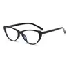 Montura de gafas de ojo de gato estilo francés carey, estilo retro de chica popular, gafas únicas, esencial sin maquillaje, gafas planas anti-luz azul para mujer