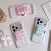 Tela cheia poá pequeno laço de jade adequado para capa de celular iPhone 18promax Apple 17 suporte 16 fofo 15