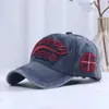 Gorra de Béisbol 100% Mezclilla Lavada Sombreros Snapback Verano Aut