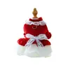 PETCIRCLE Roupa para Pet Cachorros Pequenos Filhotes Animais Fofos Outono Inverno Proteção contra Frio Vestido Princesa Vestido de Veludo para Noite