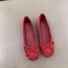 Sapatilhas de balé Gentle Fairy Primavera 2025 Laço francês doce com aumento da saia Sapatos de vovó