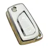 Adequado para Capas de Chave Toyota, Corolla, Highlander, Capas Protetoras Levin, Reiz, Rav4, Yaris, Porta-Chaves Chr