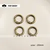 Anillo Circular para Bolsas de Bronce Antiguo Accesorios Anillo de Resorte Llavero Hebilla de Resorte de Bronce Antiguo Hebilla de Metal Hebilla de Ajuste