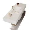Mueble de Baño con Lavabo Integrado de Cerámica de Pizarra Cerámica Sin Costuras Estilo Hotel de Lujo Ligero Set de Lavabo