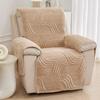 Cojín de Sofá de Felpa para Otoño e Invierno Rayas Nórdicas Universales Cubierta Completa Antideslizante para Sillón Reclinable Eléctrico Funda de Sofá de Primera Clase
