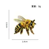 Insignias Metálicas Realistas de Abejas, Broches de Animales Insectos, Tiendas Culturales y Creativas de Floristería Compra al por Mayor de Regalos Decorativos Artísticos