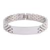 Famosa pulsera de acero inoxidable con correa L2L4, correa de acero original para hombres y mujeres, pulsera con correa de temperamento de acero inoxidable sólido.