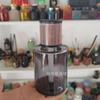 Botella de aroma para coche, botella vacía, botella de perfume, botella de vidrio de 120 ml, decoración avanzada para coche, botella vacía de fragancia volátil de alta gama