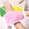 Toalla de baño casual colorida, guantes de baño esmerilados de doble cara, cuidado del baño, descontaminación, frotación de espalda, guantes de baño exfoliantes