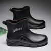 Zapatos de Agua Nuevos para Hombre 2023, Botas de Lluvia de Caña Corta a la Moda, Botas de Lluvia, Zapatos de Trabajo de Cocina y Lavado de Autos Resistentes al Desgaste de Suela Gruesa para Hombre al por Mayor