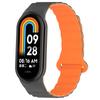 Para Mi Band 8 Pulseira de Relógio Loop Silicone Magnético Esportes Duas Cores Esportes Miband Relógio de Substituição Banda