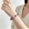 Un Pulsera de Amatista Uruguaya Atractora de Riqueza para el Año del Caballo, un Estilo de Lujo de Nicho Adornado con Detalles Exquisitos, un Pulsera Versátil de Regalo Que Atrae la Buena Suerte