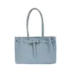 Bolsas de Comércio Exterior Transfronteiriças Femininas Estilo Coreano Moda Bolsa de Ombro Única Tecida Design de Nicho Bolsa de Braço para o Trabalho Venda por Atacado