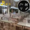 Marco de Tablero de Madera de Vidrio Ranura para Tarjeta de Plástico Engrosada Tanque de Peces Negro Transparente Protector de Esquina Partición Clip Fijo Hebilla