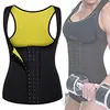 Fabricantes europeus e americanos colete modelador de corpo com suporte para o peito corset de court transfronteiriço roupa abdominal de neoprene