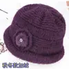 Nuevo sombrero de invierno para mediana edad y ancianos, sombrero de invierno para mujer, sombrero de lana, sombrero de esposa, sombrero de señora mayor, sombrero de algodón cálido a prueba de frío