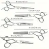 1 tijeras de barbero profesionales wingsbro6.0 plateadas para entresacar, mango ergonómico para diestros, usadas para peinar y tratamiento de entresacado, herramienta profesional de peluquería.